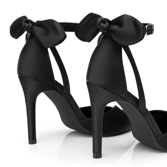 NIB Stiletto High Heels with Bow Knot Sz 9.5 - Picture 2 of 5